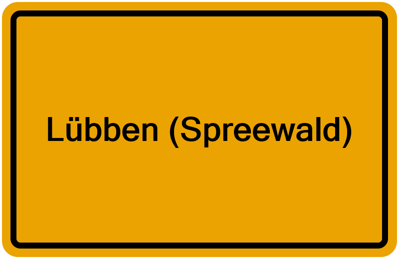 Handelsregisterauszug Lübben (Spreewald)